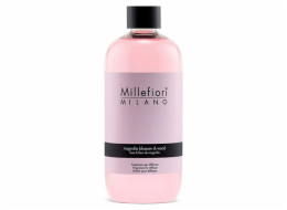 Náplň do difuzéru Millefiori Milano, Natural, 500ml/Květy magnólie a dřevo