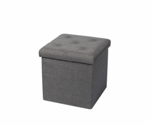 Pouf Domoletti XYF15447BE, šedý, 38 cm x 38 cm x 37,5 cm