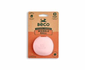 Beco Wobble Ball Hračka pro psy růžová 7,6cm