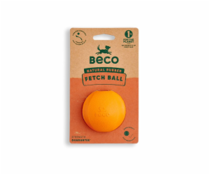 Beco Fetch Ball Hračka pro psy oranžová 6,5cm