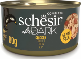 SCHESIR After dark Chicken in broth - mokré krmivo pro kočky - 80g