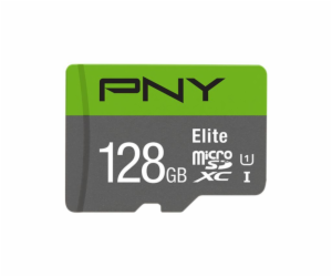 Karta PNY Elite MicroSDXC 128 GB Class 10 UHS-I/U1 A1 V10...