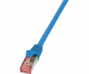 LogiLink Patchcord CAT6, S/FTP, PIMF, 0,25 m, modrý (CQ20...