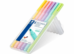 Staedtler STAEDTLER Textmarker triplus pastel 6St Box