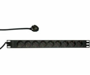 LogiLink Power strip PDU 19 1U 9x Schuko CEE 7/3 (PDU9C03)