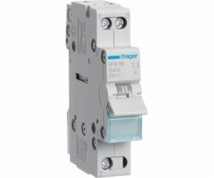 Hager Modular Switch 1-0-2 16A 1P SFB116