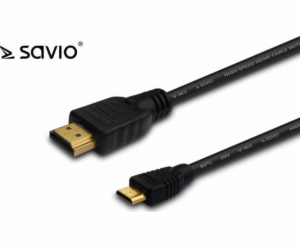 Savio HDMI Mini - HDMI kabel 1,5 m černý (CL-09M)