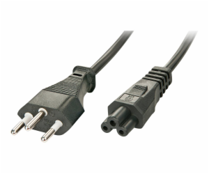 Lindy IEC320-C5f napájecí kabel, černý 2m (30412)