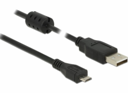 Delock USB kabel USB-A - microUSB 1,5 m černý (84902)