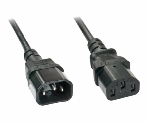 Lindy C14 - C13 napájecí kabel, 2m, černý (30331)