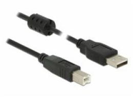 Delock USB kabel USB-A - USB-B 2 m černý (84897)