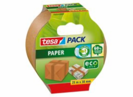 Tesa tesapack Monofilamentová balicí páska 4590, 25 mm x 50 m se skládá z polyesteru potaženého skleněnými vlákny - 1 kus (04590-00001-00)