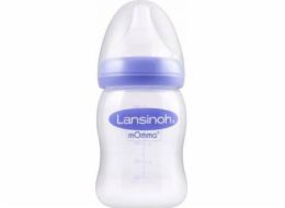 Lansinoh Lansinoh Lahvička na krmení přírodní vlnou s bradavkou 160 ml