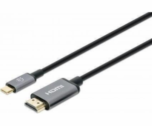 Manhattan USB-C – HDMI kabel 1 m černý (153591)