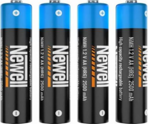 Baterie Newell AA/R6 2500mAh 4 ks.