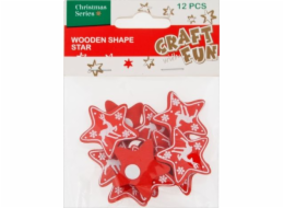 Craft with Fun CF DECORATION BN DREW STARS SMPRZYL 12KS 12/288