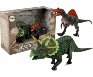 LeanToys Dinosaurus figurka 2 ks Spinosaurus, Triceratops