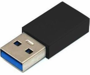 MicroConnect USB3.0 A - USB3.1 C MF adaptér, černý