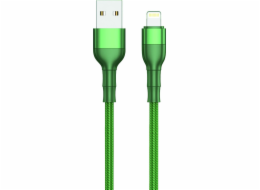 USB 2GO USB-A – Lightning kabel zelený (797310)