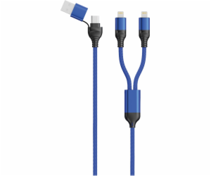 USB 2GO USB-C – Lightning kabel 1,2 m modrý (797364)