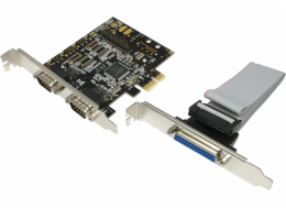 LogiLink PCIe x1 Controller – 2x sériový port + 1x paralelní port (PC0033)