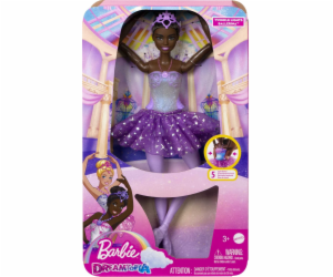 Panenka Barbie Mattel Ballerina Magic Lights Brunette HLC26