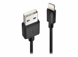 Lindy USB-A kabel USB – 0,5 m černý (31319)