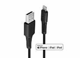 Lindy USB-A – Lightning kabel 1 m černý (31320)