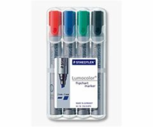 Staedtler STAEDTLER Flipchartmarker Lumocolor 4St Box