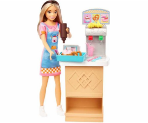 Panenka Barbie Mattel Skipper First Job - Snack Bar Plays...