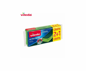 Houbička na nádobí Vileda Ultra fresh 2 ks+1 ks zdarma