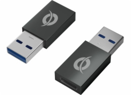 Conceptronic AV adaptér Conceptronic DONN10G měnič pohlaví / USB A USB C kabely Černý