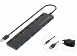 Conceptronic USB HUB CONCEPTRONIC USB-Hub 7-Port 3.0 ->7x3.0 5Gbps m.Netz. Svatý