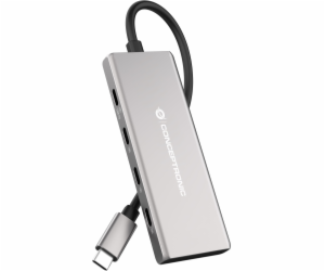 AV adaptér Conceptronic CONCEPTRONIC Dock USB-C->4xUSB-C,...