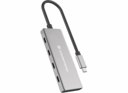 Conceptronic AV adaptér CONCEPTRONIC Dock USB-C->4xUSB-C 100WPD o.Netzteil 0,25m tl.