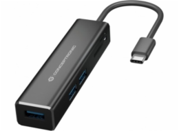 Conceptronic USB adaptér CONCEPTRONIC 3portový USB-C->USB-A 3.0/SD/MicroSD/TF slot pro kartu