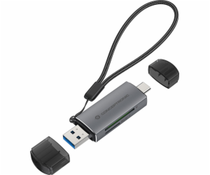 Conceptronic CONCEPTRONIC Čtečka karet USB-C/USB-A -> Mic...