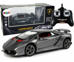 Světla LeanToys Sports Car R/C 1:24 Lamborghini Silver 2,4 G