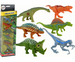 Figurky LeanToys Sada figurek dinosaurů různé typy 6 kusů