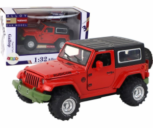 LeanToys Off-Road Autobaterie Třecí pohon Kovová červená ...