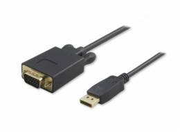 PremiumCord DisplayPort na VGA kabel 3m M/M