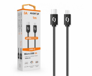 Aligator DATKP41 DK 3A, USB-C/microUSB Datový kabel ALIGA...