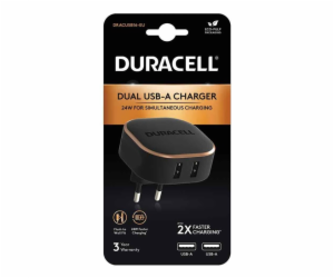 Duracell nabíječka DRACUS B16-EU, 2 x USB, šedá, 24W