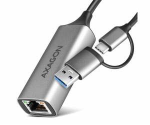 AXAGON ADE-TXCA, USB-C + USB-A 3.2 Gen 1 - Gigabit Ethern...