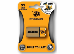 JCB SUPER alkalická baterie 6LR61/9V, blistr 1 ks