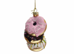 Christmas Touch Hračky na vánoční stromeček Donut, 10 cm