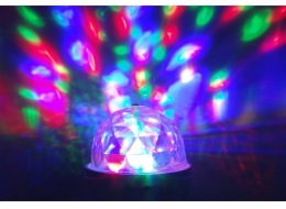 LAMPA DISCO LED E27 3W RGB IP20