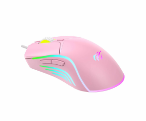 Havit MS1029 wired gaming mouse (pink)