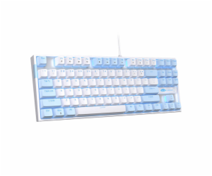 MageGee MK-STAR wired keyboard (blue and white)