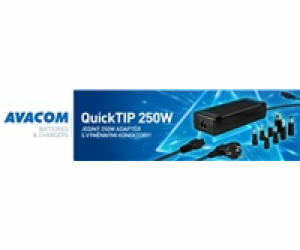 AVACOM QuickTIP 250W - univerzální adaptér pro notebooky ...